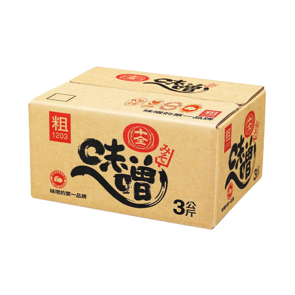 Shih Chuan Coarse Miso 3kg | Non-GMO Fermented Soybean Paste