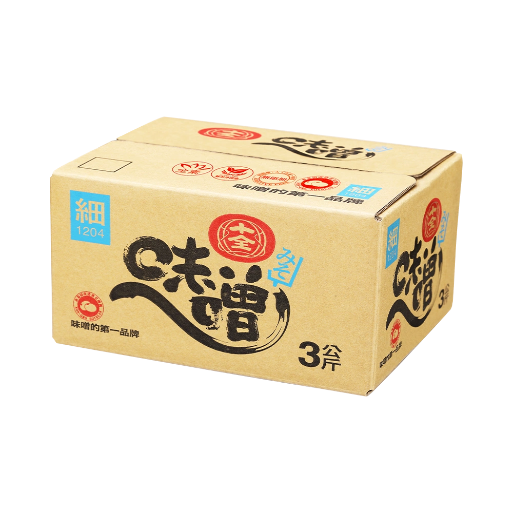 Shih-chuan Fine Miso 3kg: Non-GMO soybeans, ideal for commer